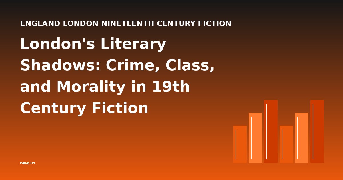 London's Literary Shadows: Crime, Class, and Morality in 19th Century Fiction
