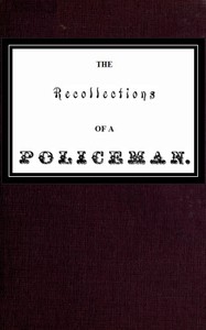 Cover of Recollections of a Policeman — Inside the Classic