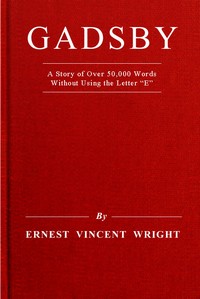 Cover of Gadsby — Reading Companion