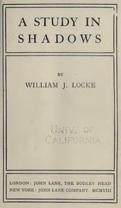 Cover of A Study In Shadows — Reading Companion