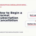 How to Begin a Formal Subscription Cancellation Reply